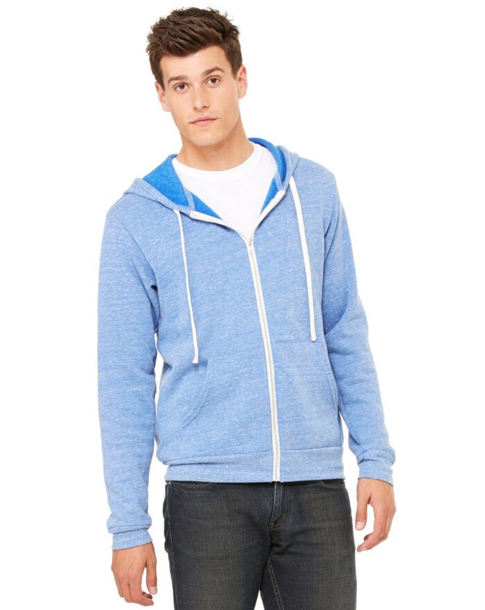Triblend Sponge Fleece Full-Zip Hoodie Thumbnail