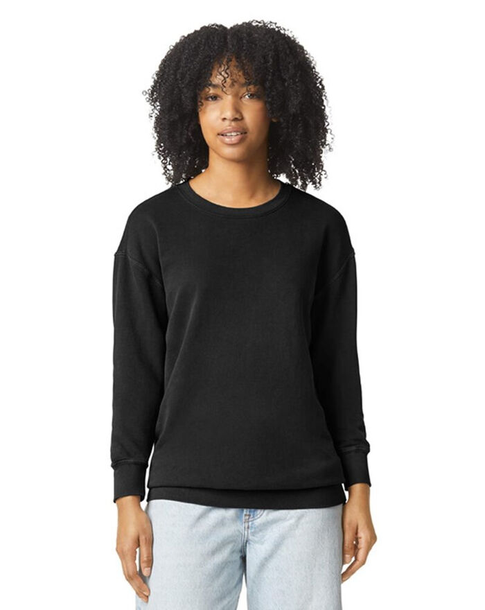Garment-Dyed Lightweight Fleece Crewneck Sweatshirt Thumbnail