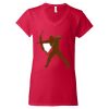 Softstyle® Women’s V-Neck T-Shirt Thumbnail