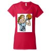 Softstyle® Women’s V-Neck T-Shirt Thumbnail