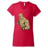 Softstyle® Women’s V-Neck T-Shirt Thumbnail