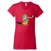 Softstyle® Women’s V-Neck T-Shirt Thumbnail