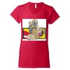 Softstyle® Women’s V-Neck T-Shirt Thumbnail