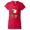 Softstyle® Women’s V-Neck T-Shirt Thumbnail