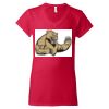 Softstyle® Women’s V-Neck T-Shirt Thumbnail