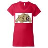 Softstyle® Women’s V-Neck T-Shirt Thumbnail