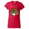 Softstyle® Women’s V-Neck T-Shirt Thumbnail