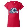 Softstyle® Women’s V-Neck T-Shirt Thumbnail