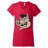 Softstyle® Women’s V-Neck T-Shirt Thumbnail