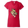 Softstyle® Women’s V-Neck T-Shirt Thumbnail