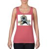 Garment-Dyed Women's Racerback Tank Top Thumbnail