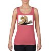 Garment-Dyed Women's Racerback Tank Top Thumbnail