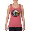 Garment-Dyed Women's Racerback Tank Top Thumbnail