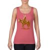 Garment-Dyed Women's Racerback Tank Top Thumbnail