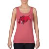 Garment-Dyed Women's Racerback Tank Top Thumbnail